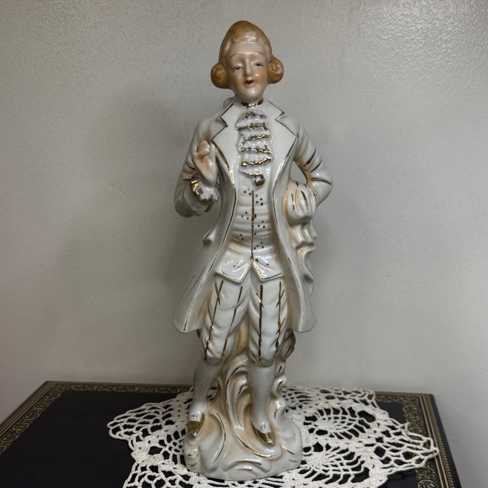Vintage Victorian Man Porcelain